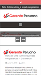 Mobile Screenshot of gerenteperuano.com