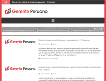 Tablet Screenshot of gerenteperuano.com